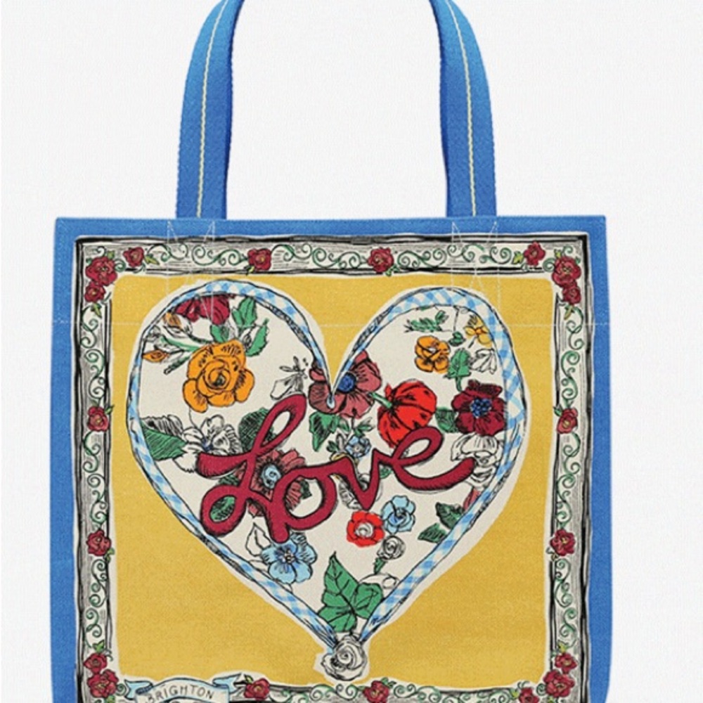 Brighton ‘Tied to Love’ Floral Heart Tote